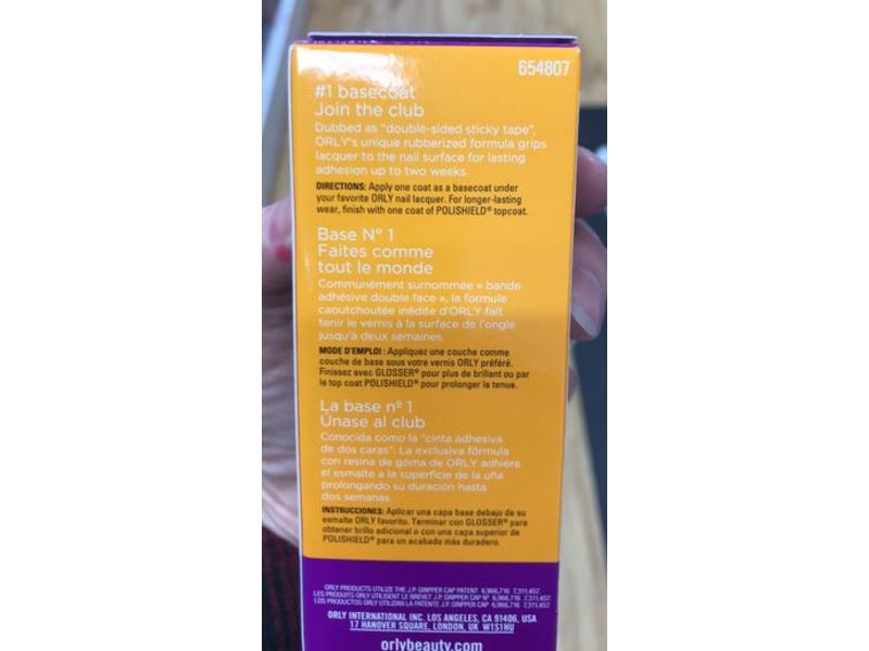 Orly Base Nail Coat, Bonder, 0.6 fl oz/18 mL