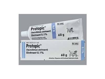 Protopic (Tacrolimus) Ointment 0.1%, 60 gm, 60 g Leo Pharma (RX)