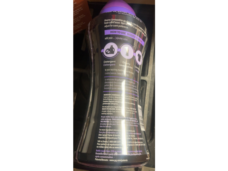 Downy Unstopables In-Wash Scent Booster, Lush, 24.0 oz/680 g
