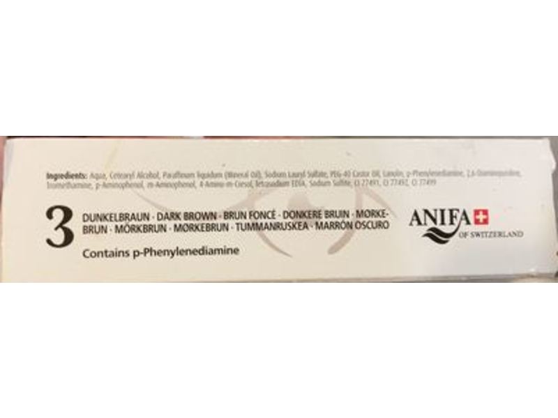 Belmacil Permanent Eyelashes & Brows Cream, 3 Dark Brown