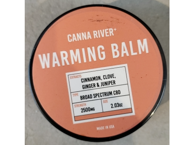 Canna River+ Warming Balm, Cinnamon, Clove, Ginger, Juniper, 2.03 oz