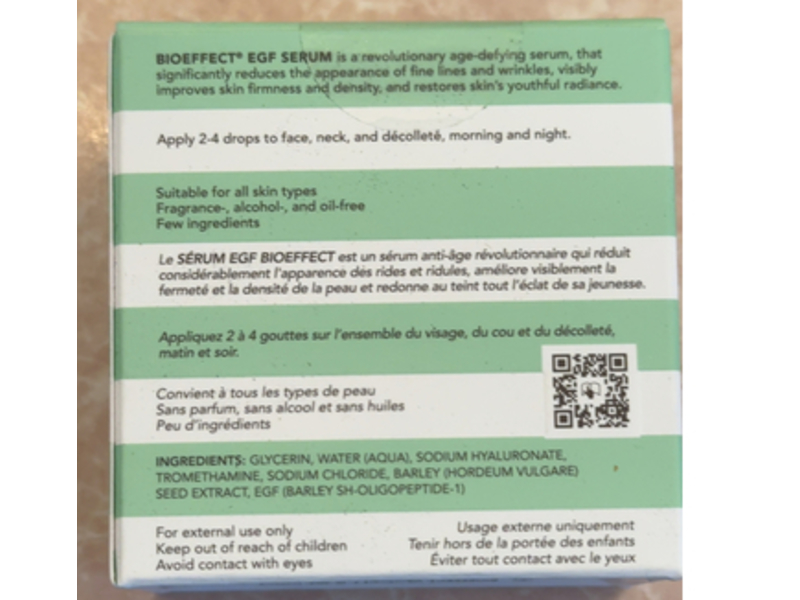 Bioeffect EGF Serum, 0.17 fl oz/5 mL