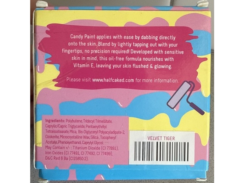 Half Caked Cheek + Lip Tint, Candy Paint, 0.17 oz/5 g
