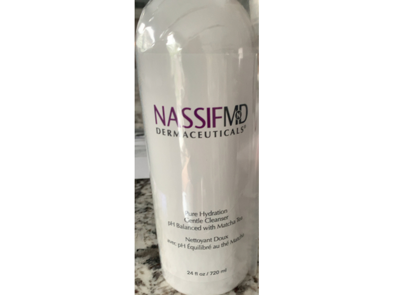 Nassif MD Pure Hydration Facial Cleanser, Vitamin C, 24 fl oz/720 mL