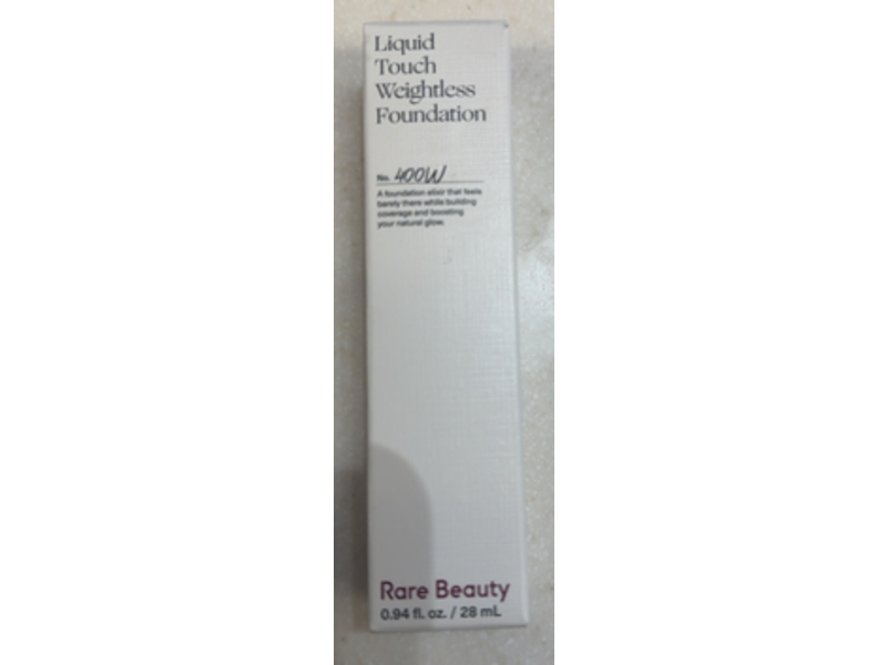Rare Beauty Liquid Touch Weightless Foundation, 400W, 0.94 fl oz/28 mL