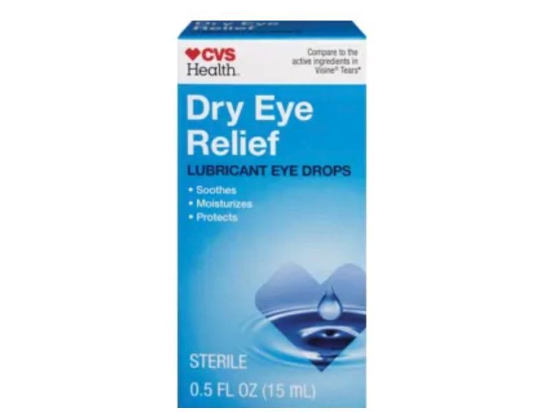 Visine Dry Eye Relief Lubricant Eye Drops, 0.5 oz Ingredients and Reviews