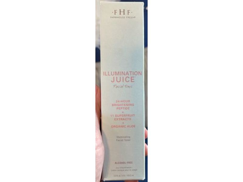 Farmhouse Fresh Illumination Juice Facial Tonic, Alcohol Free, 3.5 fl oz/103.5 mL