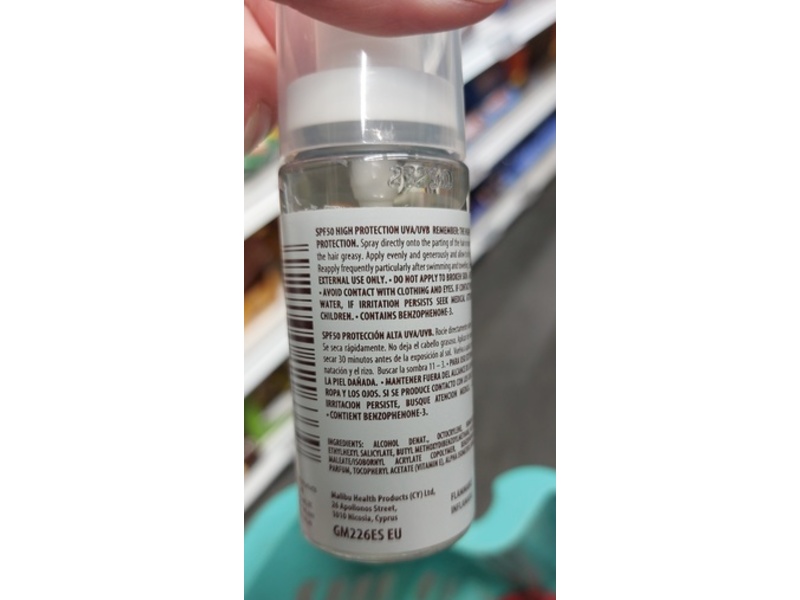 Malibu Clear Hair And Scalp Protector, 50 mL