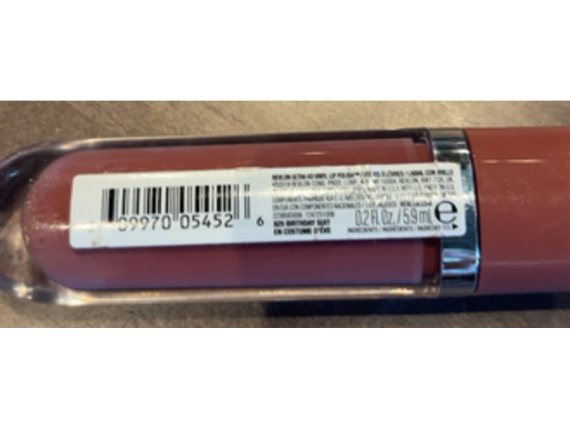 Revlon Ultra HD Vinyl Lip Polish, 925 Birthday Suit, 0.2 fl oz/5.9 mL