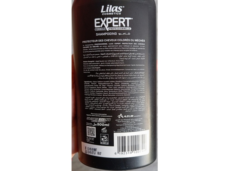 Lilas Cosmetics Expert Shampoo, Protective, 500 mL