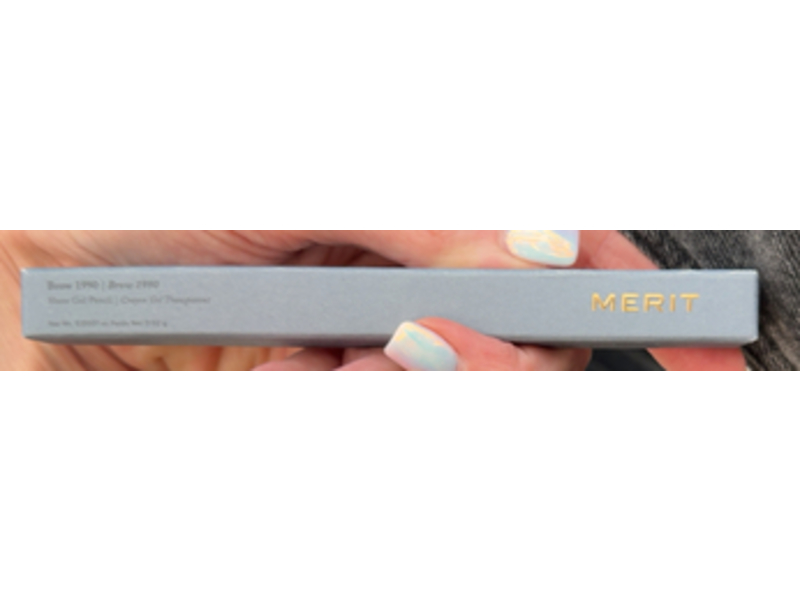 Merit Beauty Brow 1990 Sheer Gel Pencil, Taupe, 0.0007 oz/0.02 g