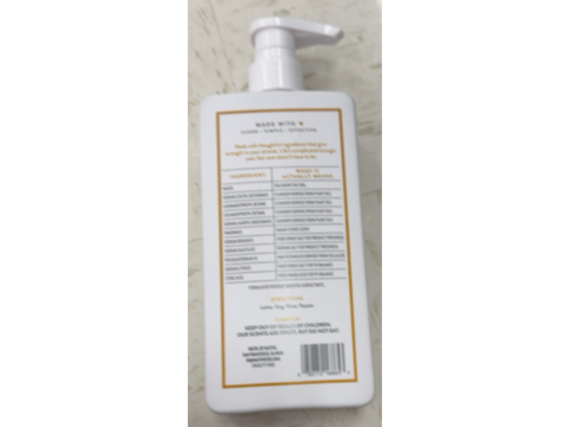 Native Hair Care Strengthening Shampoo, Sugar Cookie, 16.5 fl oz/487 mL