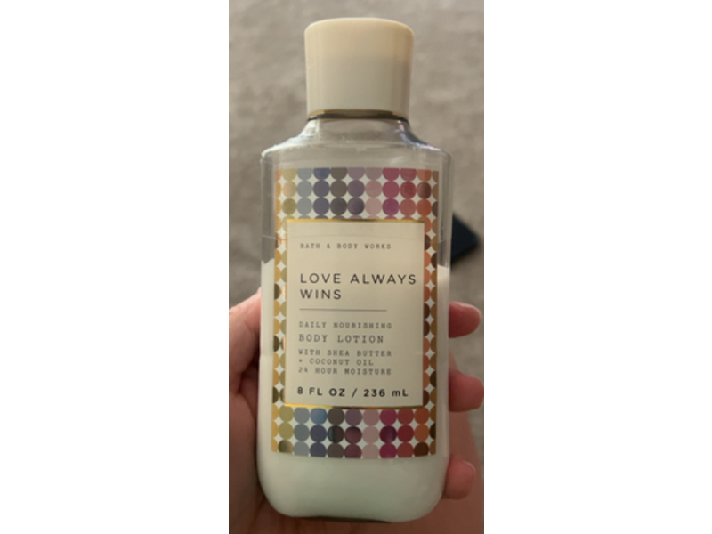 Bath & Body Works Love Always Wins Body Lotion, Shea butter + Coconut Oil, 8 fl oz/236 mL