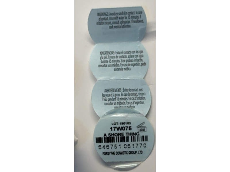 Color Club Water Colors Water-Based Nail Color, A Shore Thing, 0.5 fl oz/15 mL