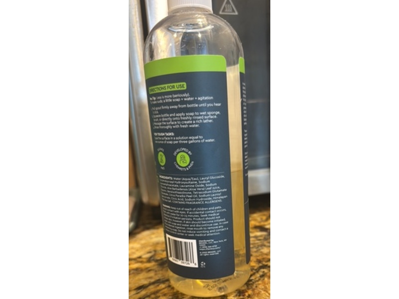 Puracy Dish Soap, Fresh Citrus, 16 fl oz/473 mL