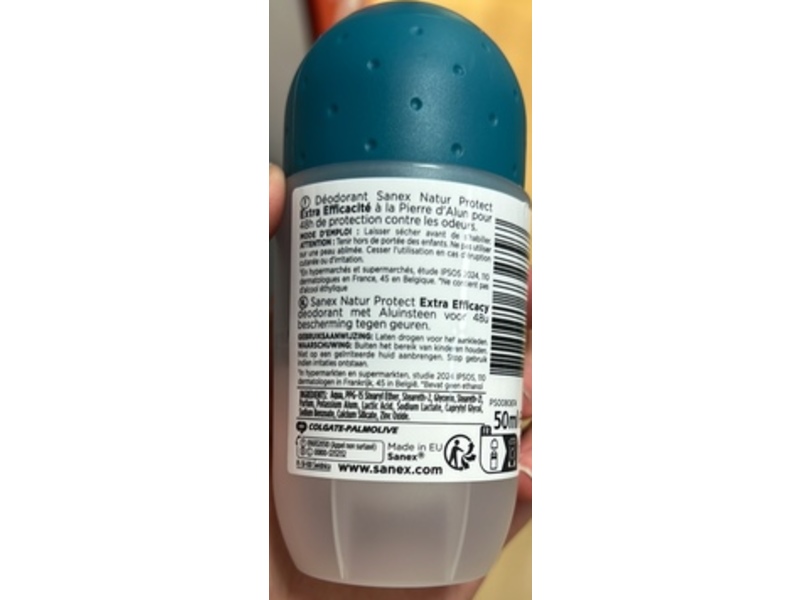 Sanex Natur Protect Deodorant, Extra Efficacy, 50 mL