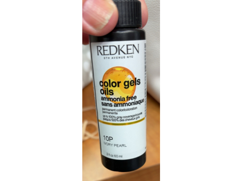 Redken Permanent Color Gels Oils, 10P Ivory Pearl, 2 fl oz/60 mL