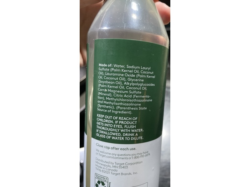 Ever Spring Dish Soap, Free & Clear, 18 fl oz/532.3 mL