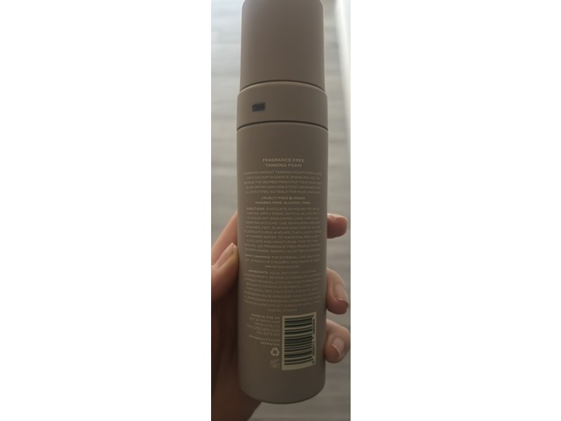 Effn Tanning Foam, Ultra Dark, 6.8 fl oz/200 mL