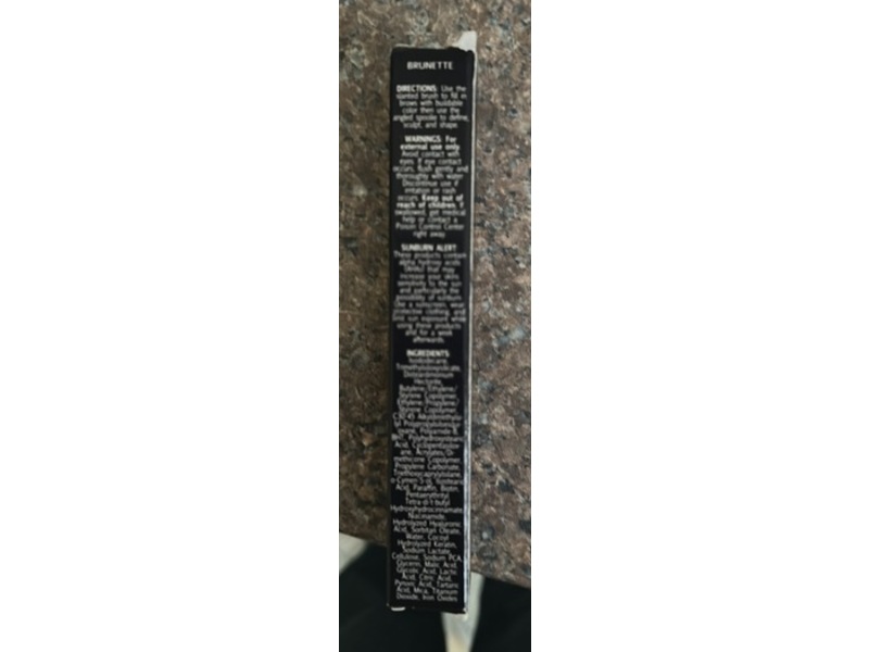 Westmore Beauty 60-Second Brow Effects Tinted Gel, Brunette, 0.10 fl oz/27 mL