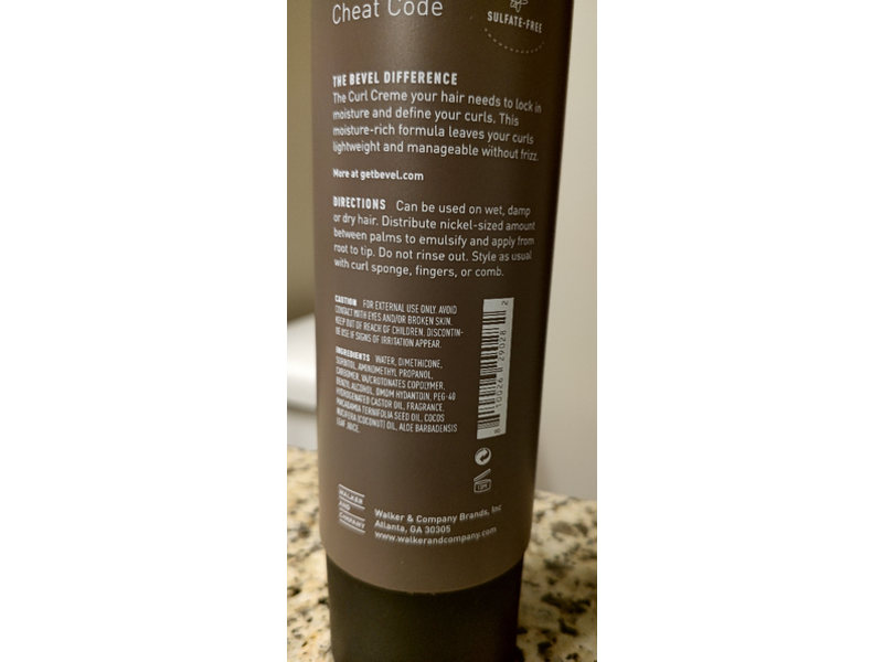 Bevel Hair Curl Creme, 7 fl oz/207 mL