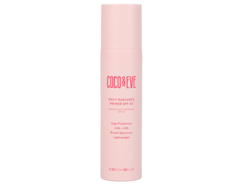 Coco & Eve Daily Radiance Primer, SPF 50, 1.69 fl oz/58 mL