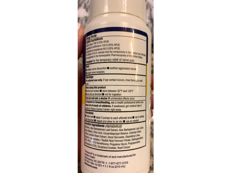Theraworx Fast-Acting Nerve Relief Foam, 7.1 oz/210 mL