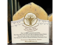 Moth Wood Goat Milk Soap, Lemon Poppyseed, 3.8 oz - thumbnail 3