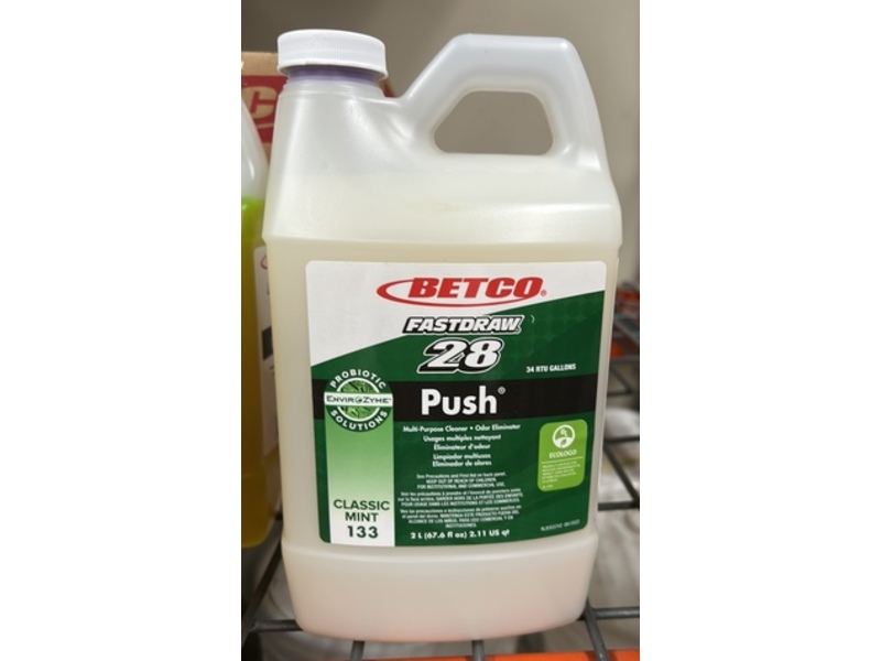 Betco Fastdraw Push Multi-Purpose Cleaner, Classic Mint, 67.6 fl oz/2 L
