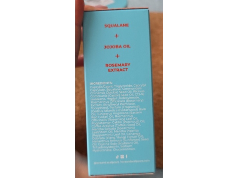 Straand The Crown Companion Cleansing Pre-Wash Scalp Oil, 1.7 fl oz/50 mL