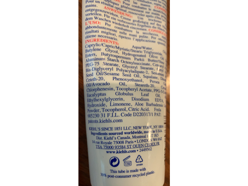 Kiehl's Since 1851 Ultimate Strength Hand Salve, 7.8 fl oz/230 mL