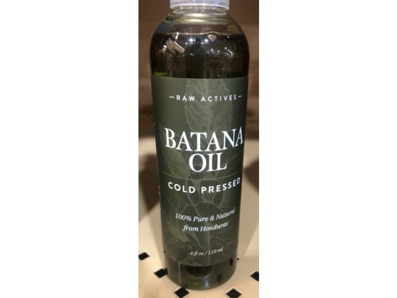 Raw Actives Cold Pressed Batana Oil, 4 fl oz/118 mL