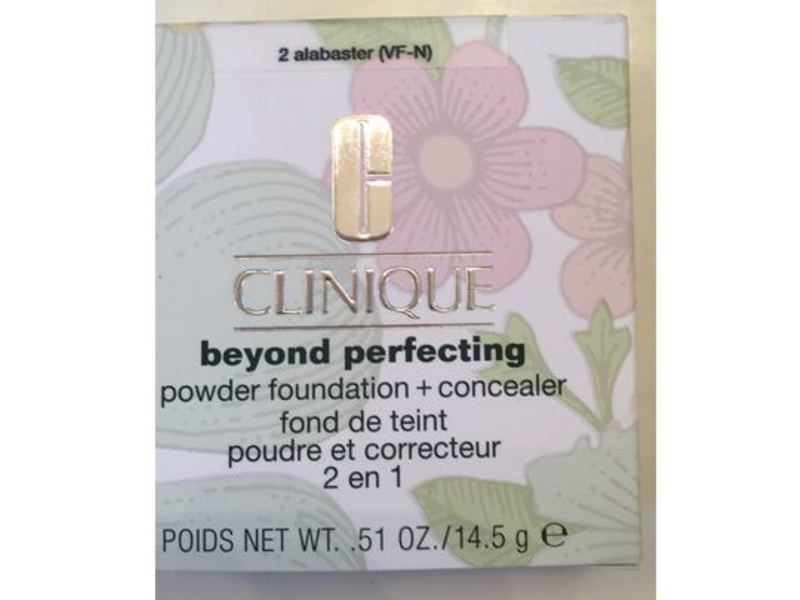 Clinique Beyond Perfecting Powder Foundation + Concealer, Alabaster, 0.51 oz
