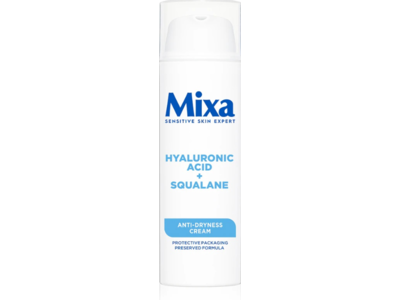 Mixa Anti-Dryness Cream, Hyaluronic Acid + Squalane, 50 mL