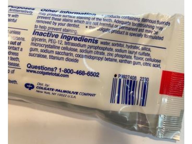 Colgate Sensitivity Relief Toothpaste, Clean Mint, 4.8 oz/126 g