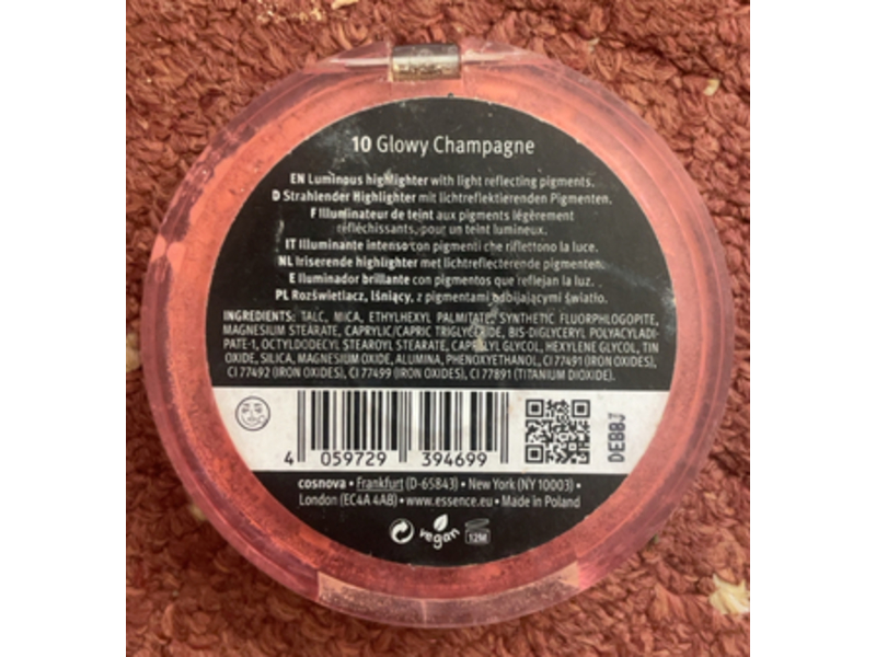 Essence Gimme Glow Luminous Highlighter, 10 Glowy Champagne, 0.31 oz/9 g