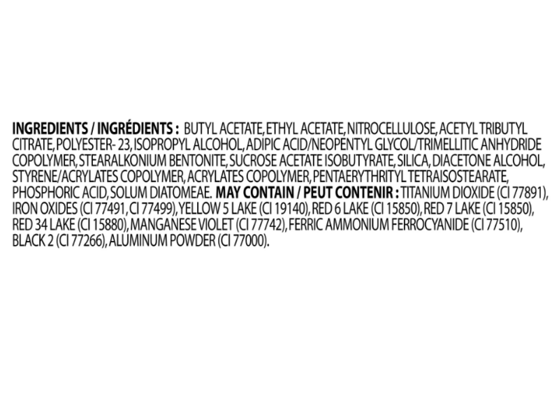 L.A. Colors Metal Nail Polish, Rose Mimosa, 0.44 fl oz/13 mL