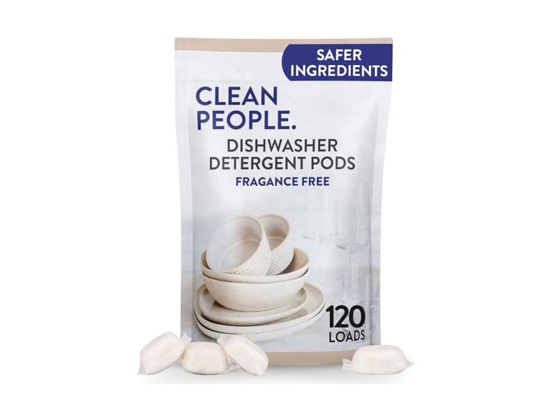 Clean People. Dishwasher Detergent, Fragrance Free, 120 Loads