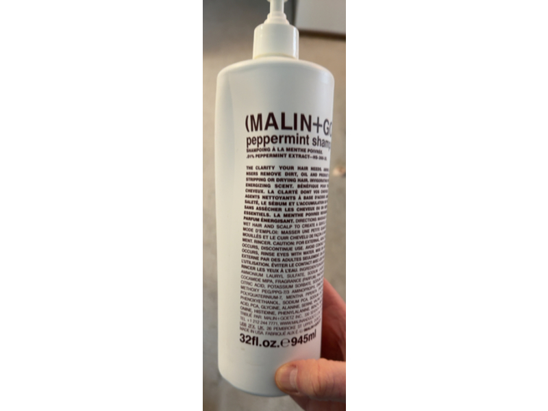 Malin + Goetz Shampoo, Peppermint, 32 fl oz/945 mL