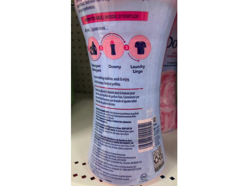 Downy In Wash Scent Booster Bead , April Fresh, 24 oz/680 g