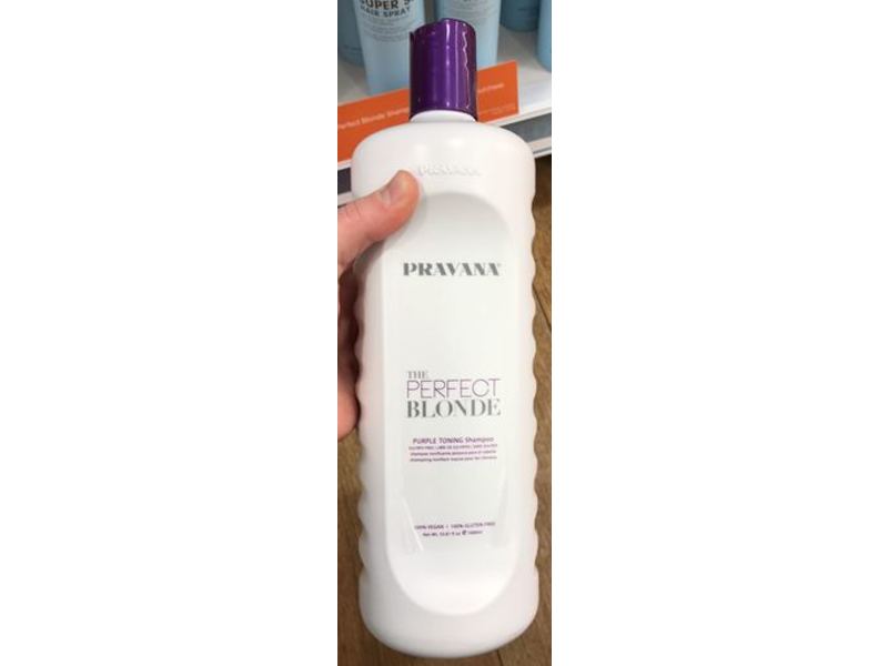 Pravana Cleanse The Perfect Blonde Purple Toning Shampoo, 33.81 fl oz/1000 mL