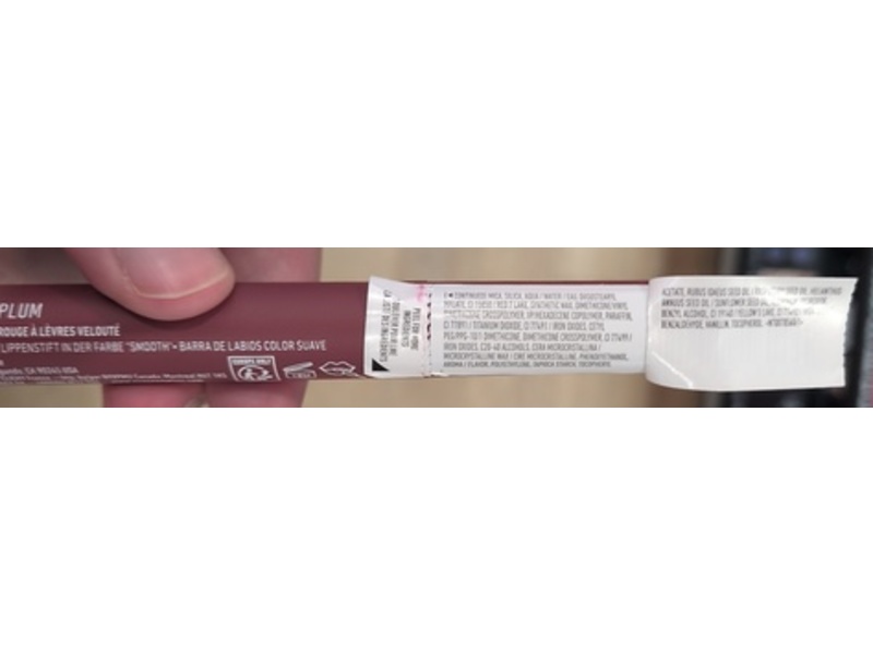 NYX Professional Makeup Fat Matte Smooth Color Lipstick, Plushin' Plum, 0.07 oz/2 g