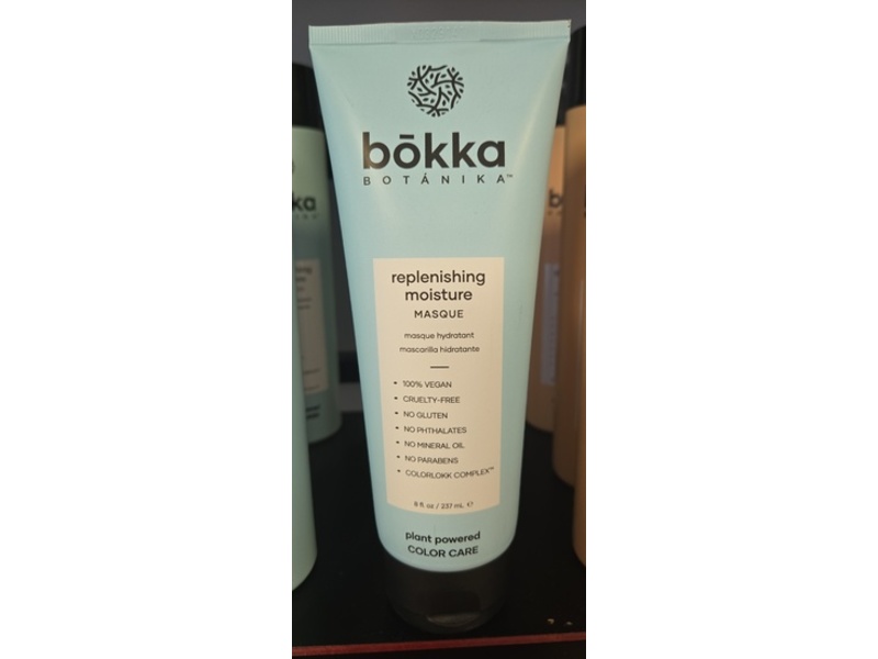 Bokka Botanika Plant Powered Color Care Replenishing Moisture Masque, 8 fl oz/237 mL