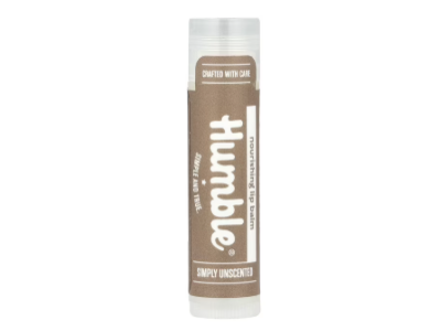 Humble Brands Nourishing Lip Balm, Simply Unscented, 0.15 oz/4.25 g