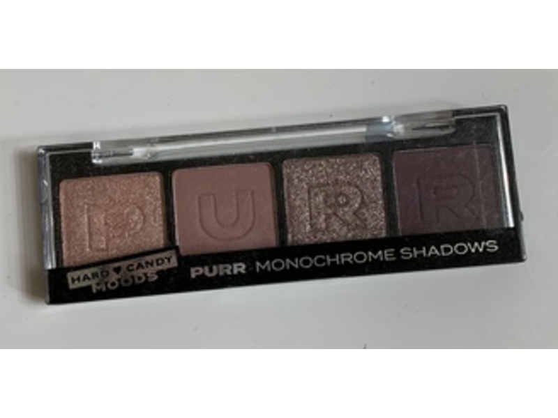 Hard Candy Monochrome Eye Shadows, Purr, 0.10 oz/3 g