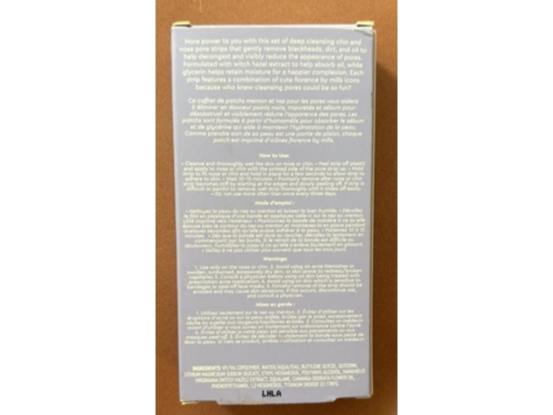 Florence By Mills Pore Power Deep Cleansing Pore Strips, 5 Count