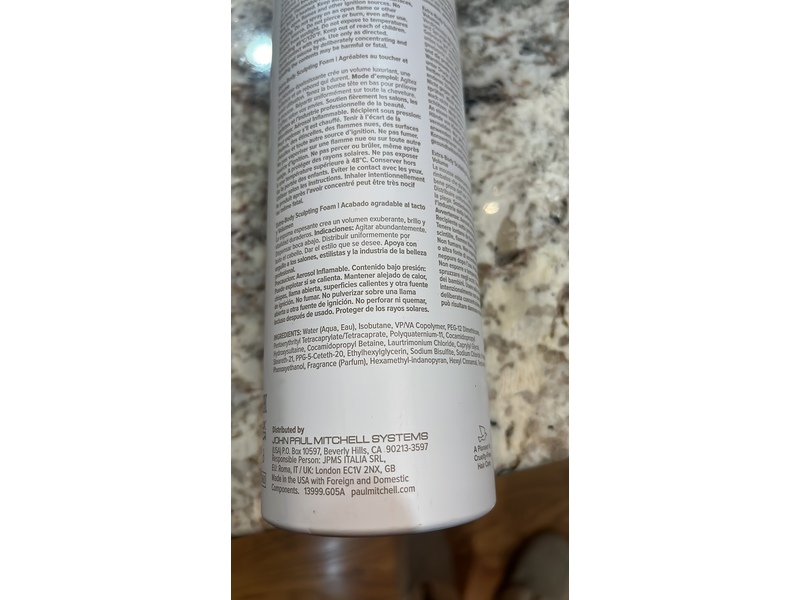 Paul Mitchell Extra-Body Sculpting Foam, 16.9 fl oz/479 g