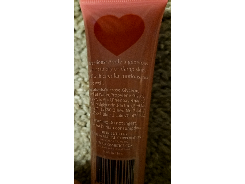 Appeal Exfoliating Sugar Body Scrub, Melon Crush, 1 oz/30 mL