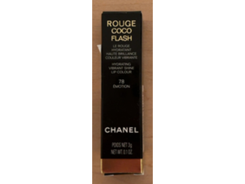 Chanel Rouge Coco Flash Hydrating Vibrant Shine Lip Colour, 78 Emotion, 0.1 oz/3 g