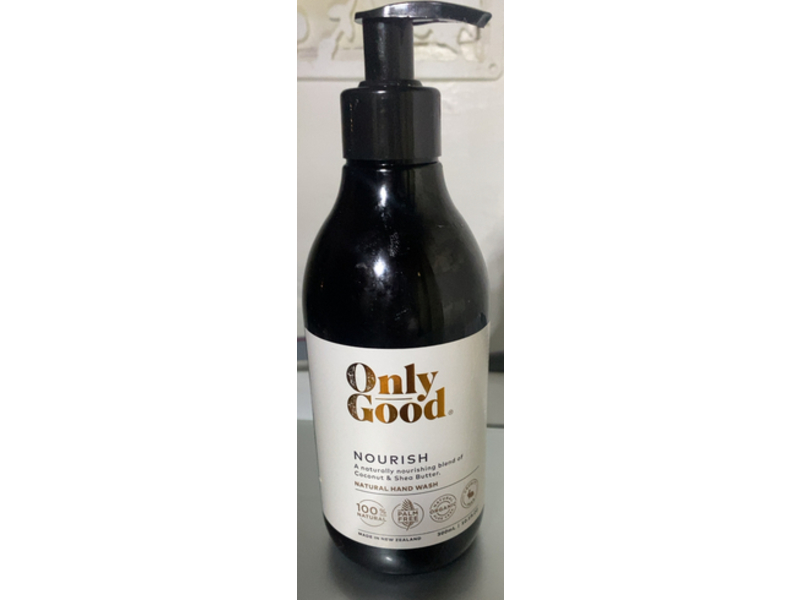 Only Good Nourish Natural Hand Wash, Coconut & Shea Butter, 10.1 fl oz/300 mL